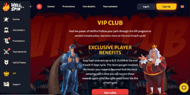 Club VIP Hell Spins